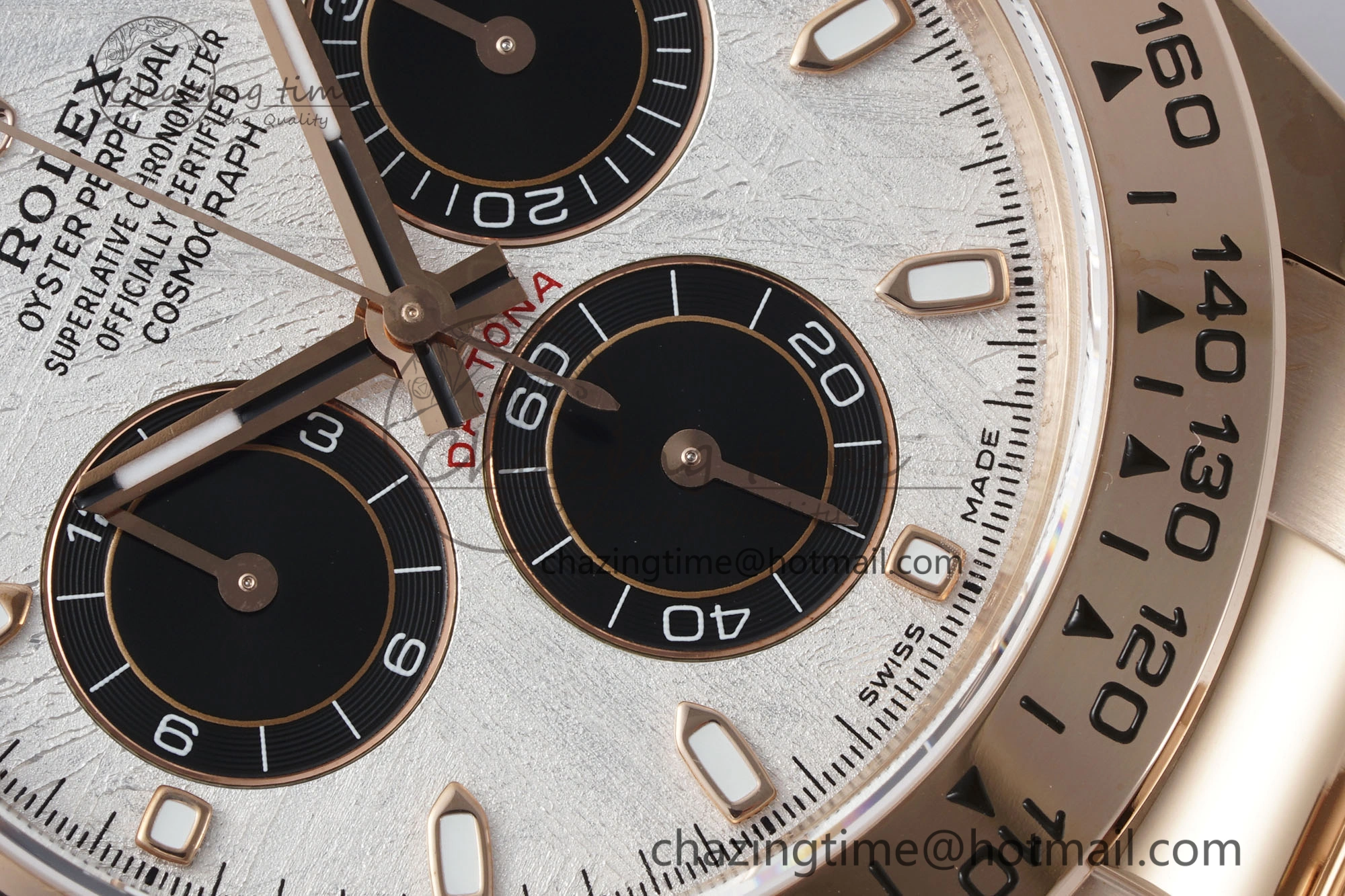 SunProtective Daytona 116505 QF 1:1 Best Edition Meteorite Dial on RG Bracelet SA4130 V 1757