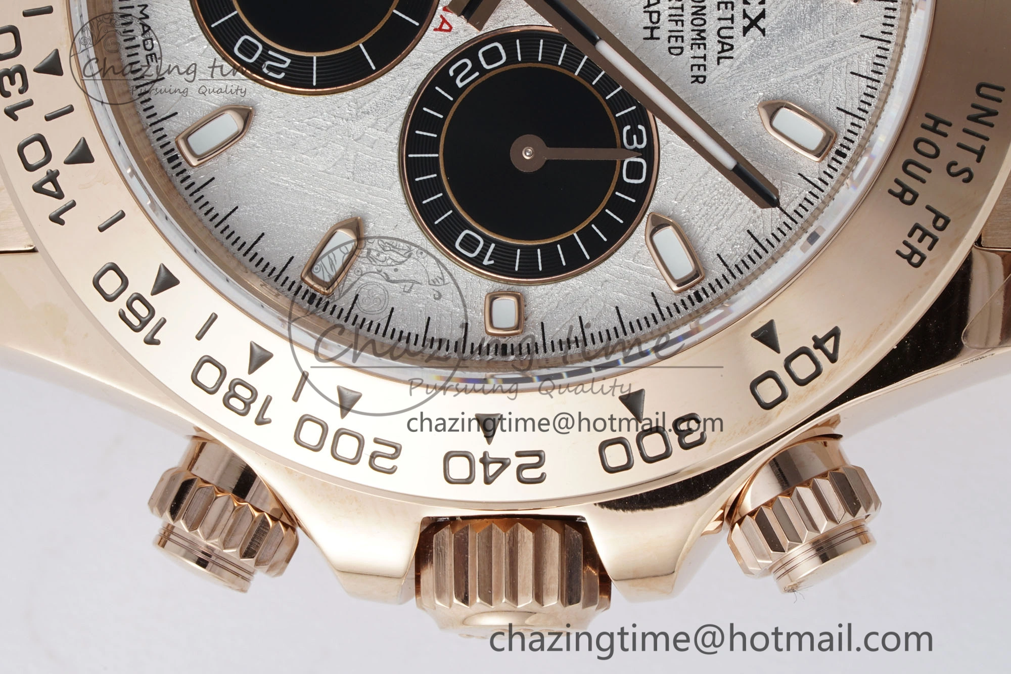 SunProtective Daytona 116505 QF 1:1 Best Edition Meteorite Dial on RG Bracelet SA4130 V 1757