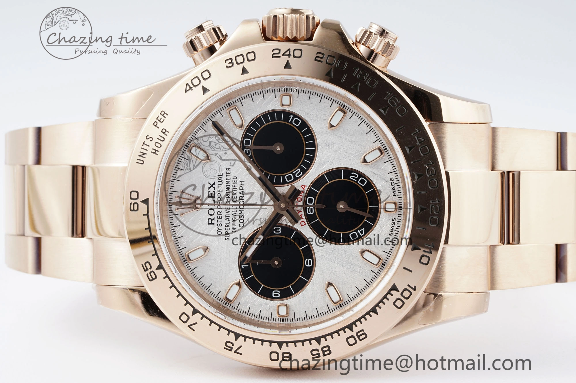 SunProtective Daytona 116505 QF 1:1 Best Edition Meteorite Dial on RG Bracelet SA4130 V 1757