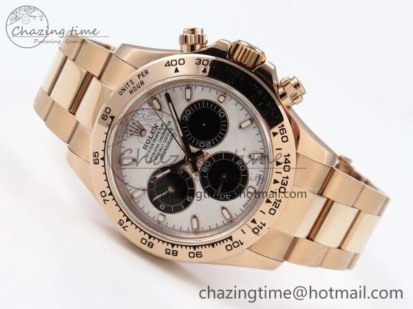 Daytona 116505 QF 1:1 Best Edition Meteorite Dial on RG Bracelet SH4130 V3 (Gain Weight) SunProtective 1698