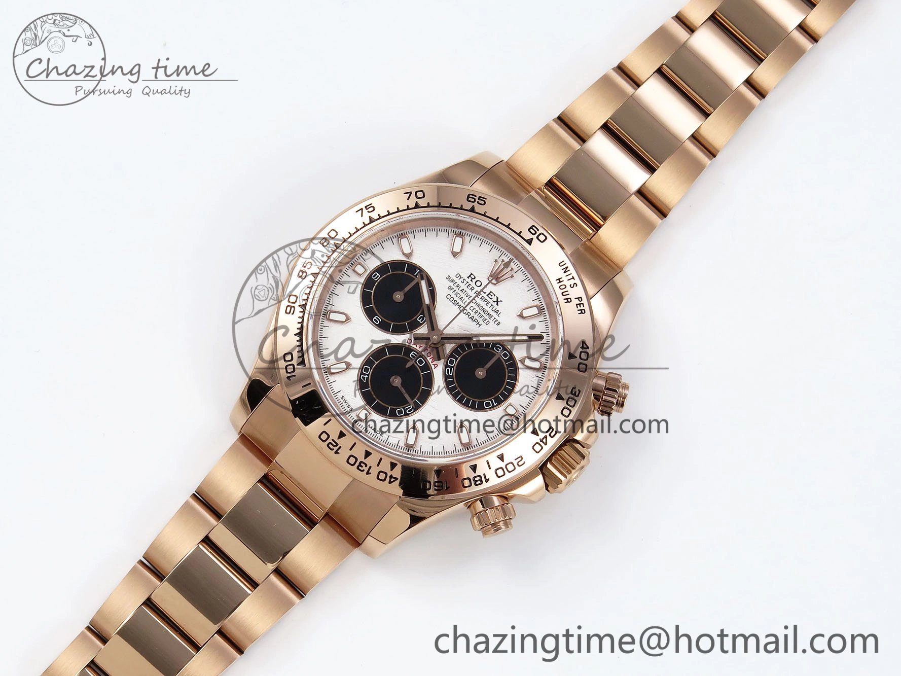 Daytona 116505 QF 1:1 Best Edition Meteorite Dial on RG Bracelet SH4130 V3 (Gain Weight) SunProtective 1698