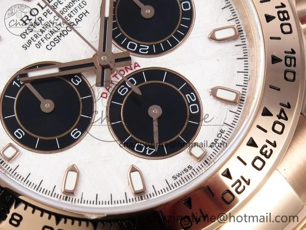 Daytona 116505 QF 1:1 Best Edition Meteorite Dial on RG Bracelet SH4130 V3 (Gain Weight) SunProtective 1698