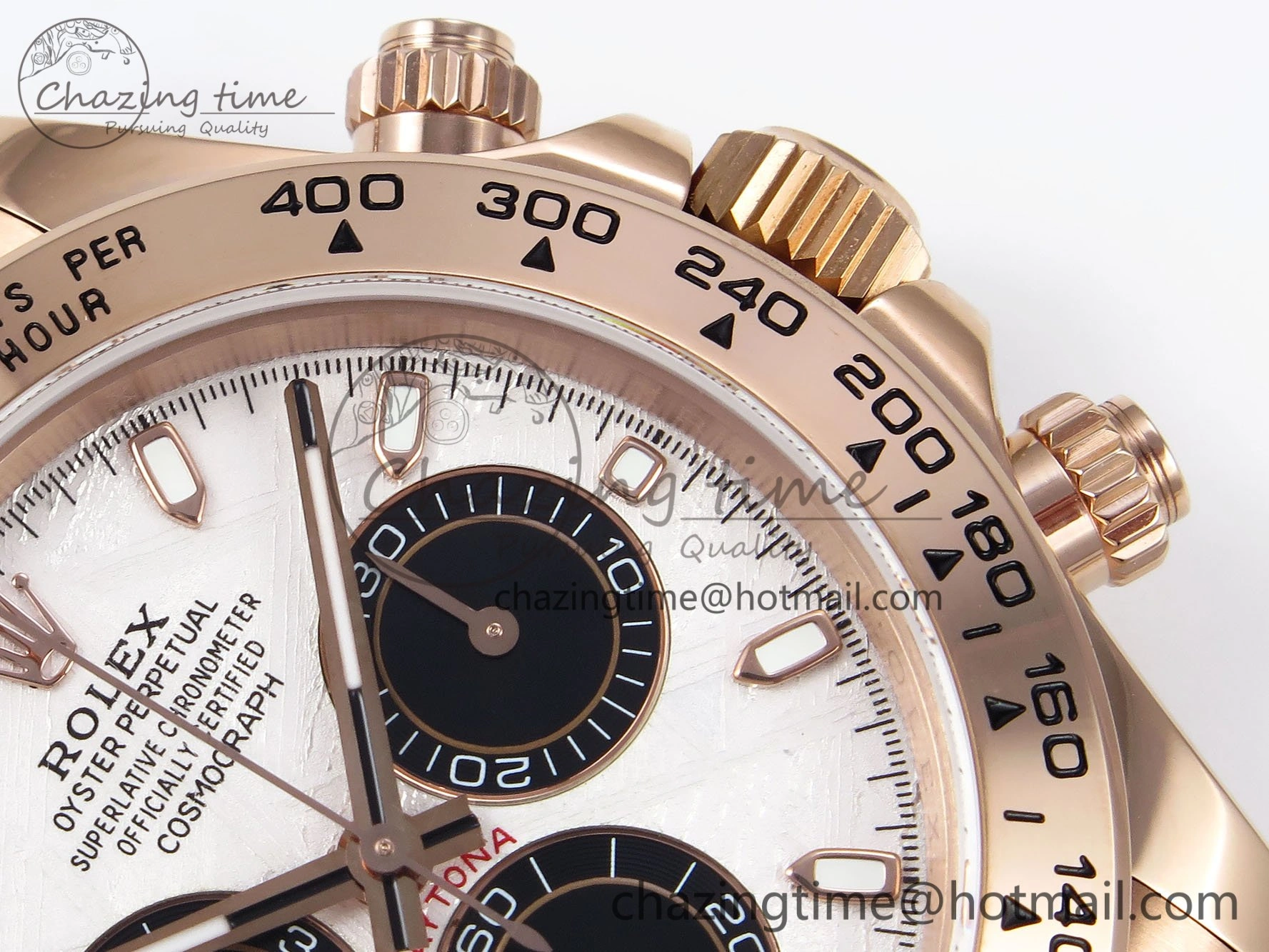 Daytona 116505 QF 1:1 Best Edition Meteorite Dial on RG Bracelet SH4130 V3 (Gain Weight) SunProtective 1698