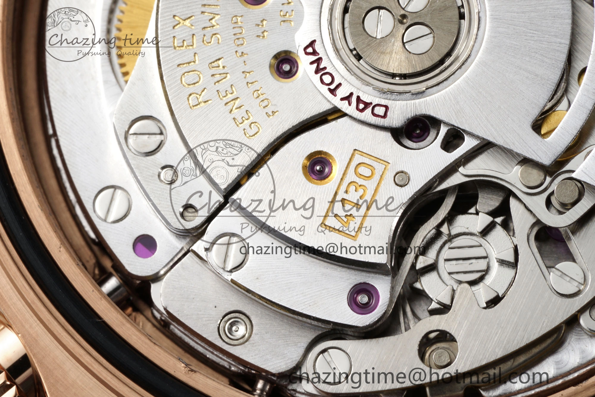 Attractive Daytona 116505 QF 1:1 Best Edition RG Dial on RG Bracelet SA4130 V 1755