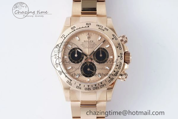 Attractive Daytona 116505 QF 1:1 Best Edition RG Dial on RG Bracelet SA4130 V 1755
