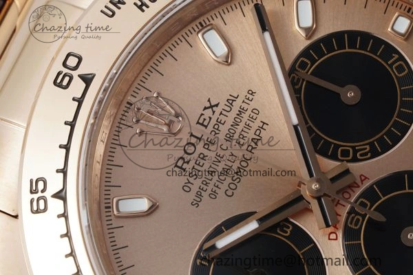 Attractive Daytona 116505 QF 1:1 Best Edition RG Dial on RG Bracelet SA4130 V 1755