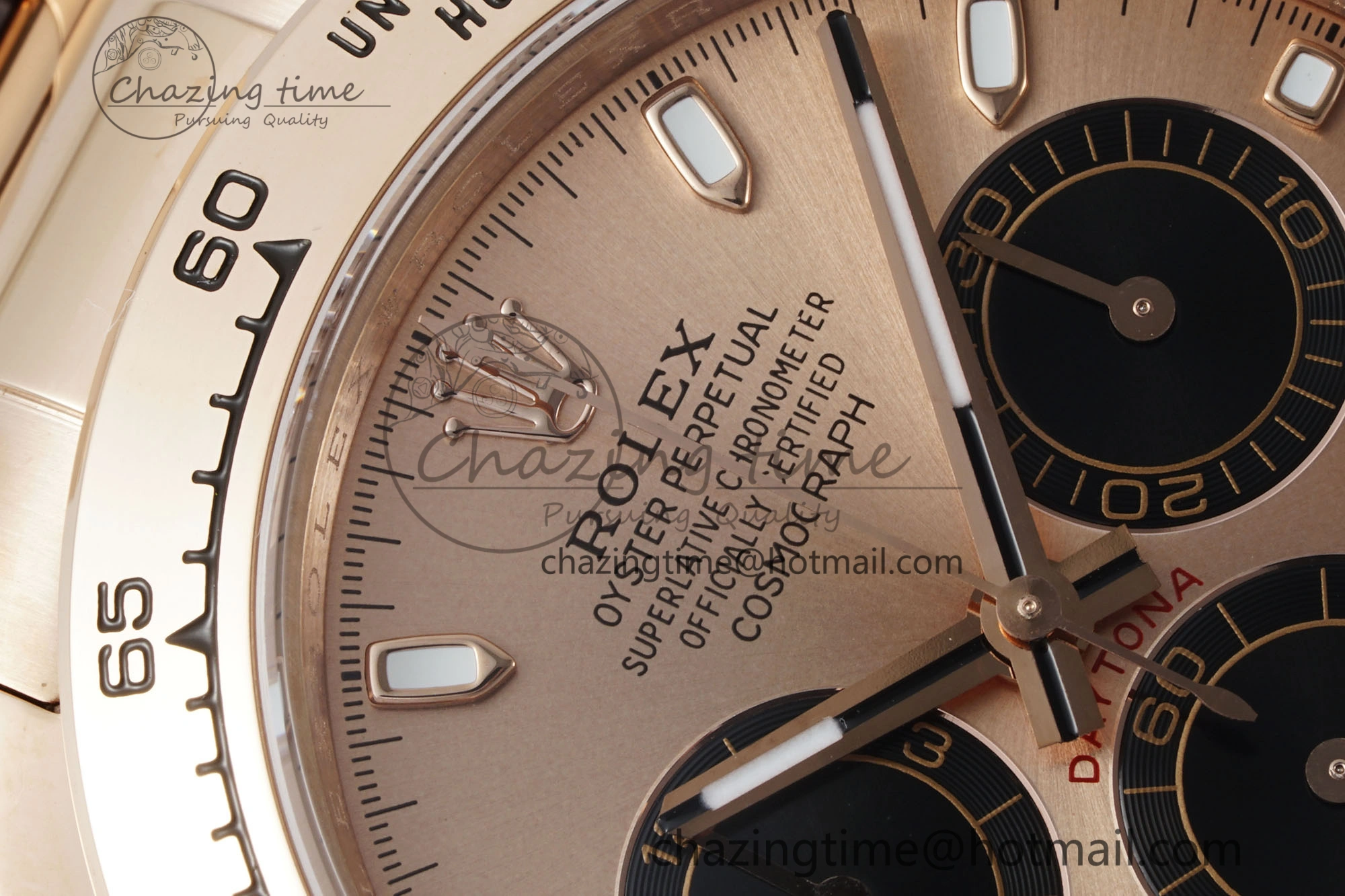 Attractive Daytona 116505 QF 1:1 Best Edition RG Dial on RG Bracelet SA4130 V 1755