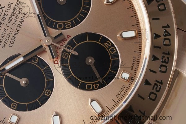 Attractive Daytona 116505 QF 1:1 Best Edition RG Dial on RG Bracelet SA4130 V 1755