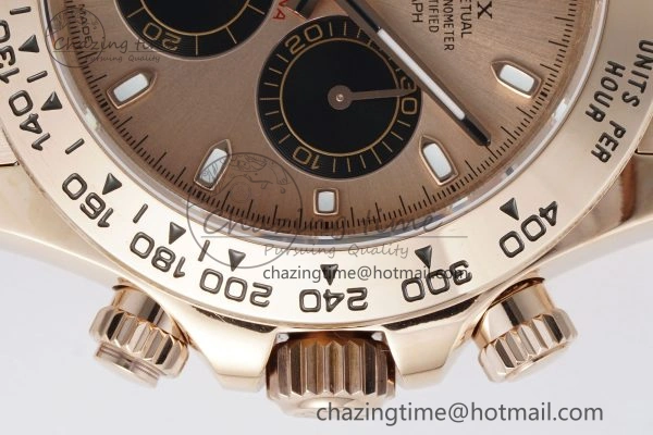 Attractive Daytona 116505 QF 1:1 Best Edition RG Dial on RG Bracelet SA4130 V 1755