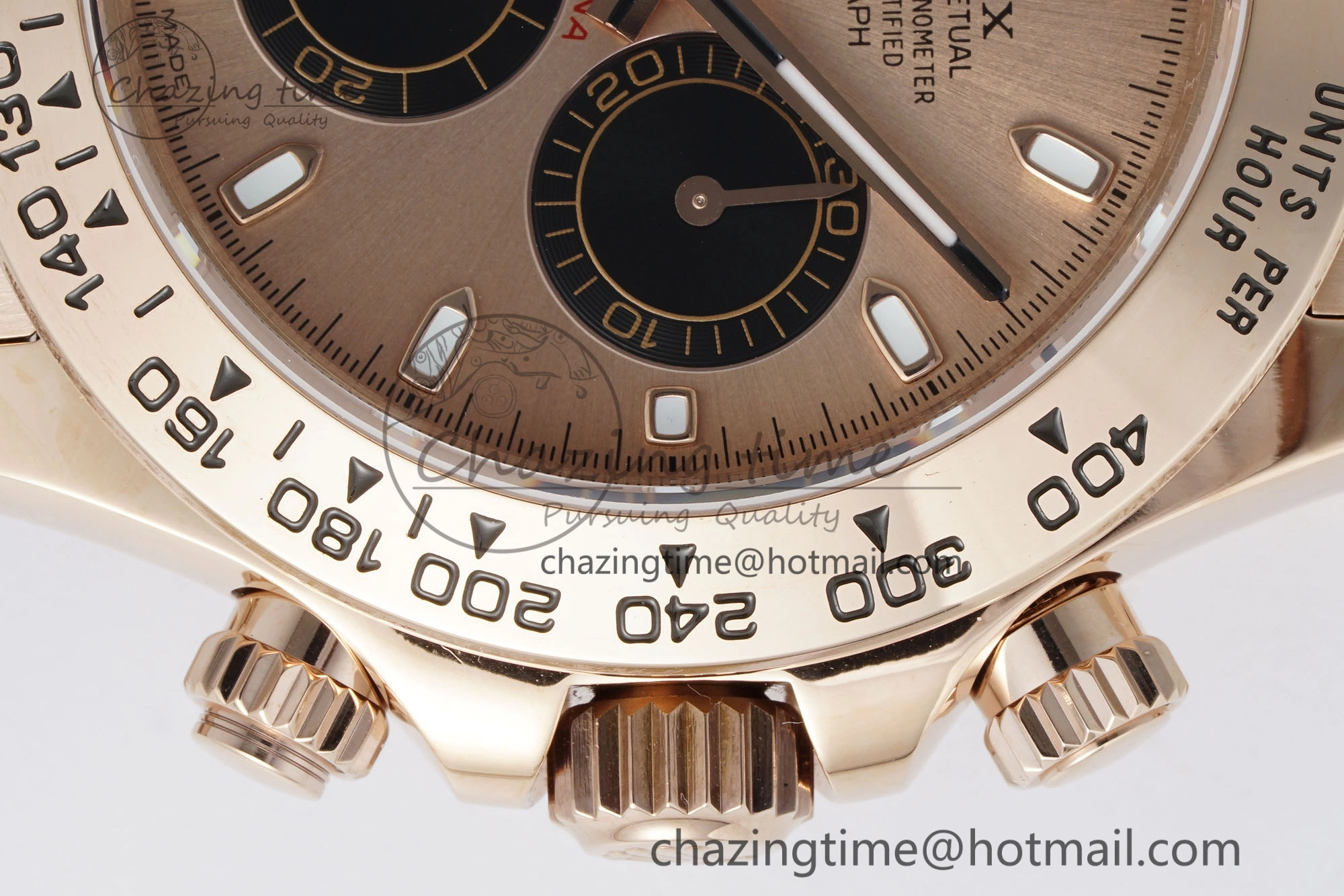 Attractive Daytona 116505 QF 1:1 Best Edition RG Dial on RG Bracelet SA4130 V 1755