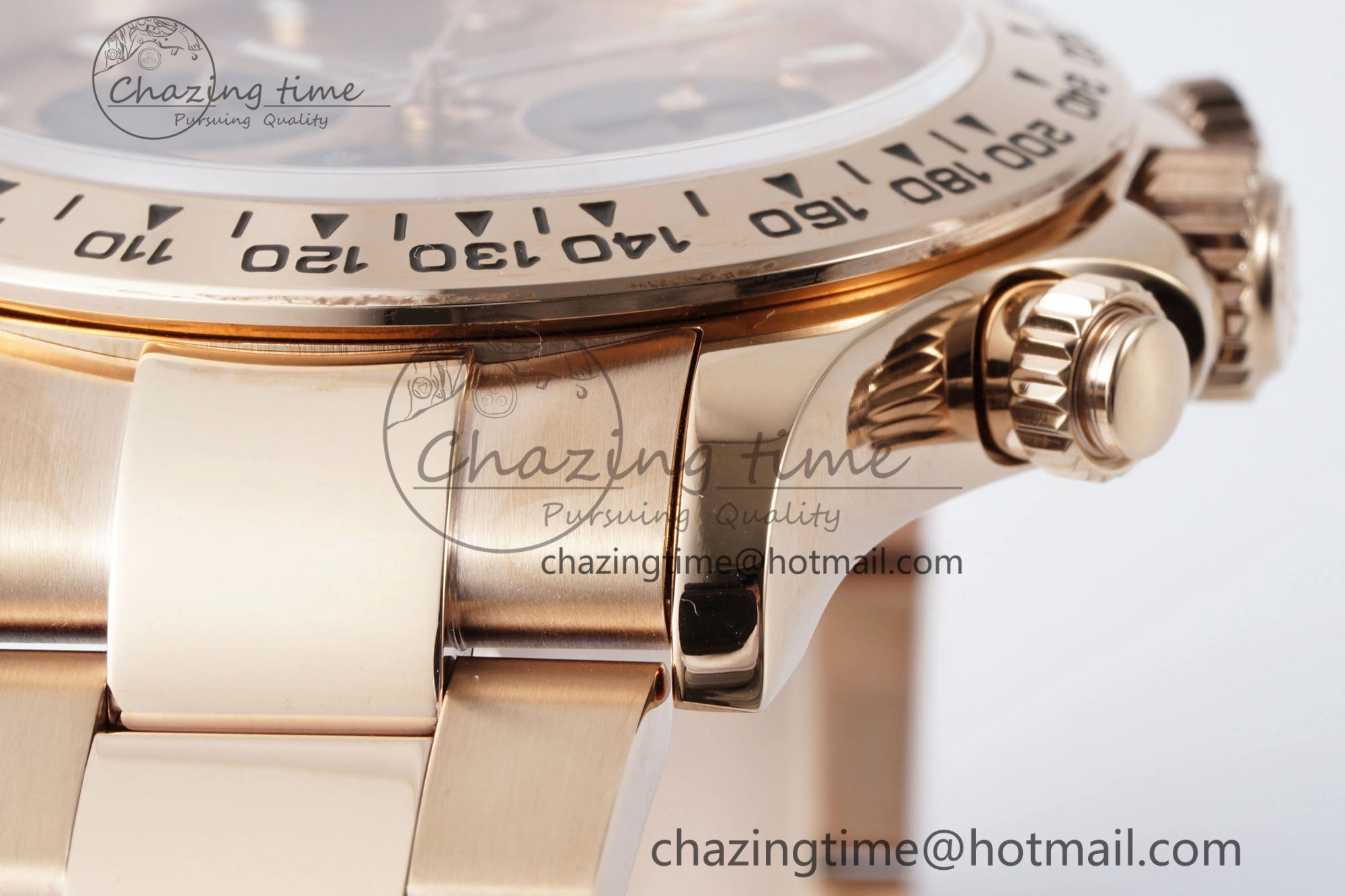 Attractive Daytona 116505 QF 1:1 Best Edition RG Dial on RG Bracelet SA4130 V 1755