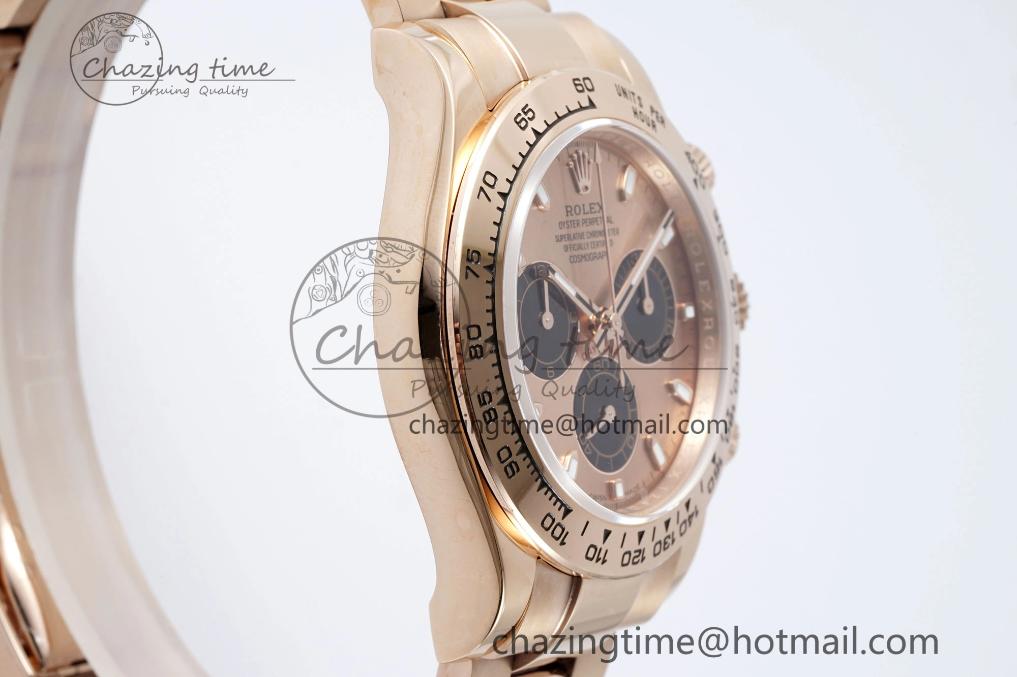 Attractive Daytona 116505 QF 1:1 Best Edition RG Dial on RG Bracelet SA4130 V 1755