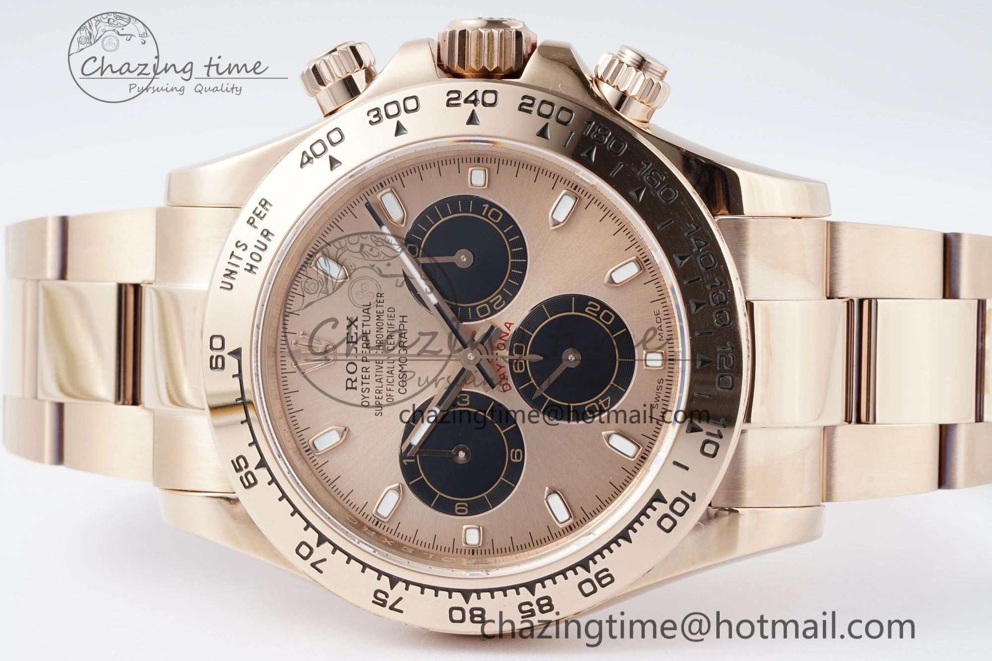 Attractive Daytona 116505 QF 1:1 Best Edition RG Dial on RG Bracelet SA4130 V 1755