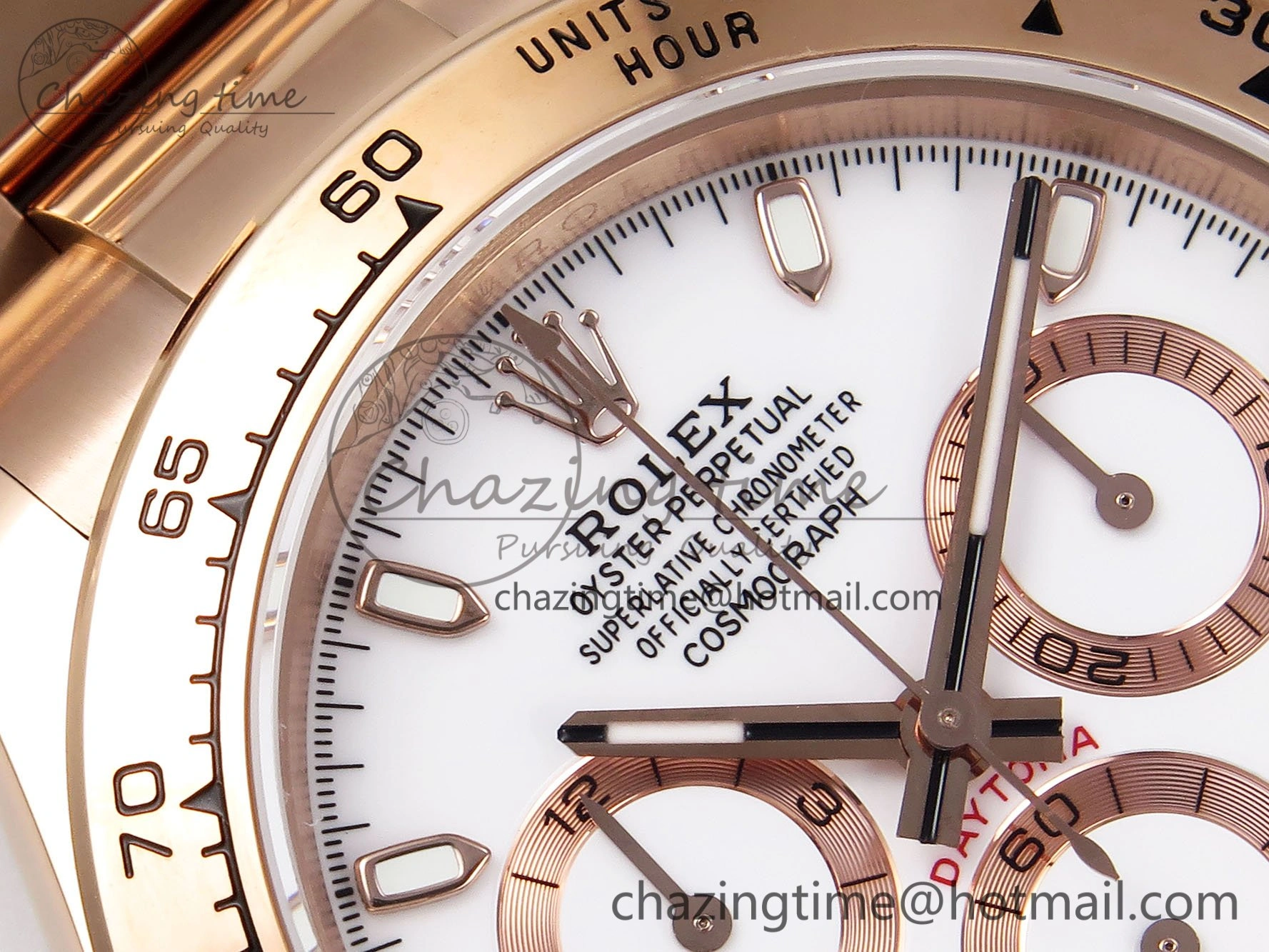 WellDesigned Daytona 116505 QF 1:1 Best Edition White Dial on RG Bracelet SH4130 V3 (Gain Weight) 1693