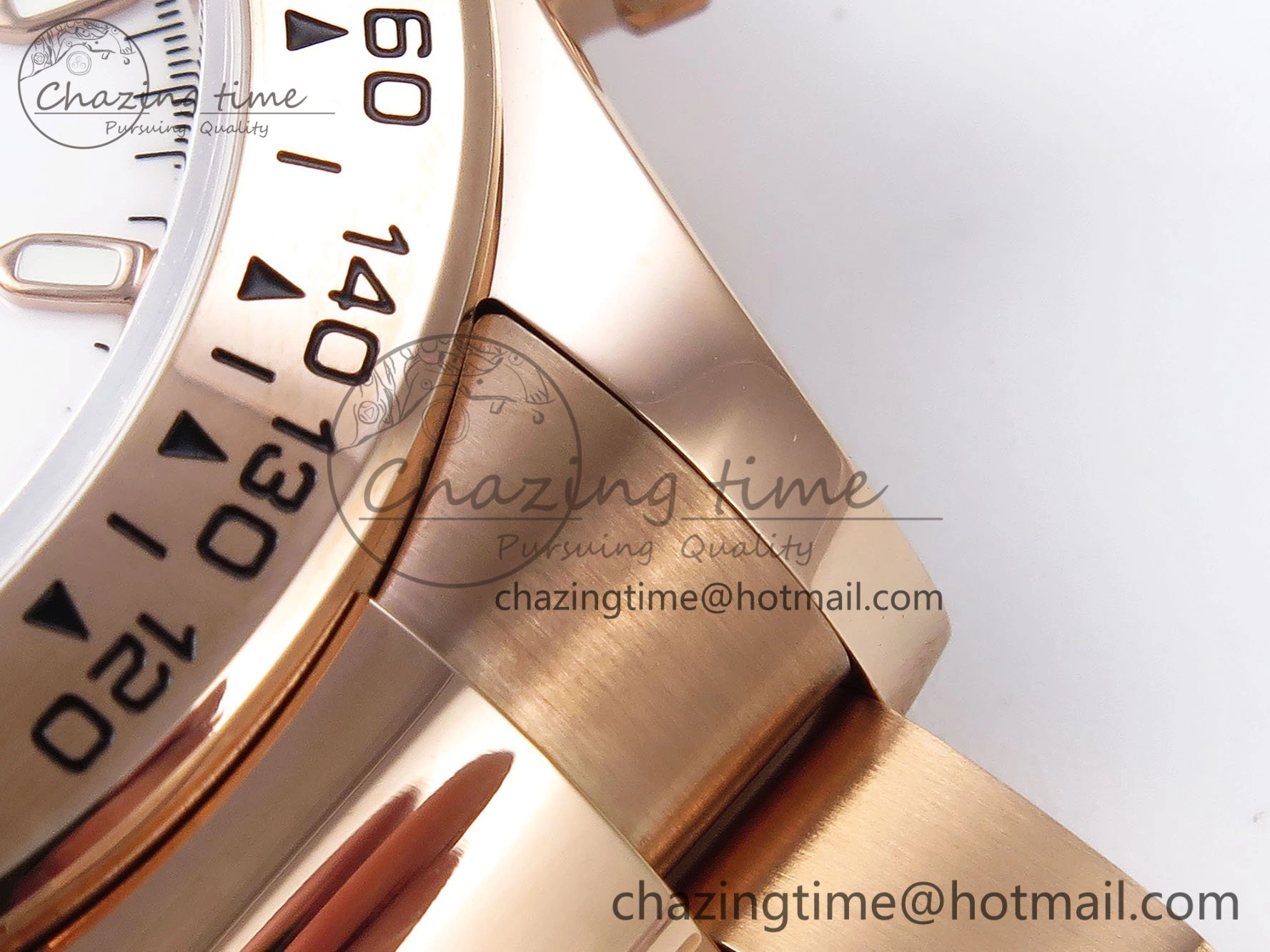 WellDesigned Daytona 116505 QF 1:1 Best Edition White Dial on RG Bracelet SH4130 V3 (Gain Weight) 1693