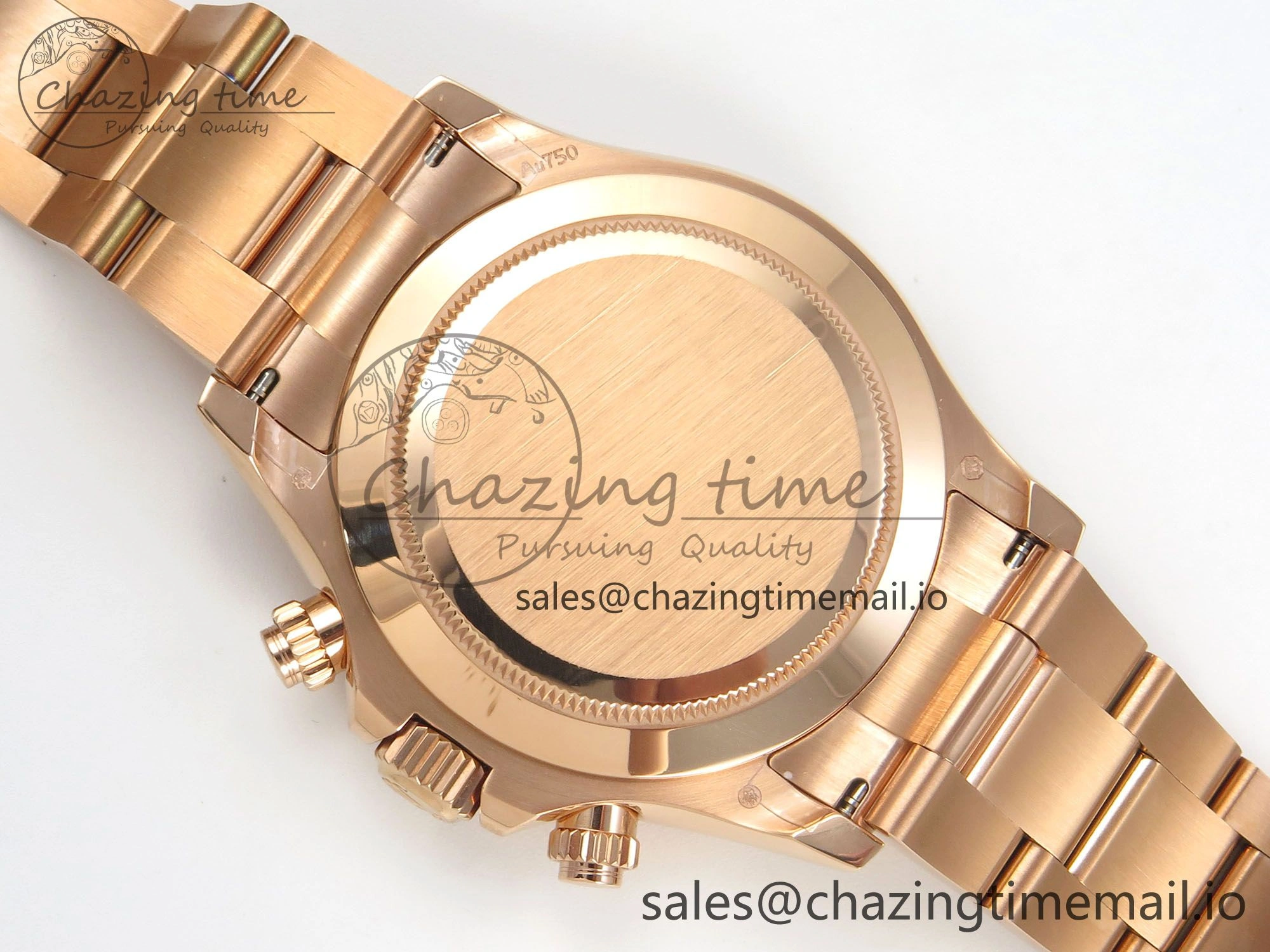 Sleek Daytona 116505 RG 3CF 1:1 Best Edition RG Bezel Meteorite Dial on RG Bracelet SH4130 V2(Mod Version) 145