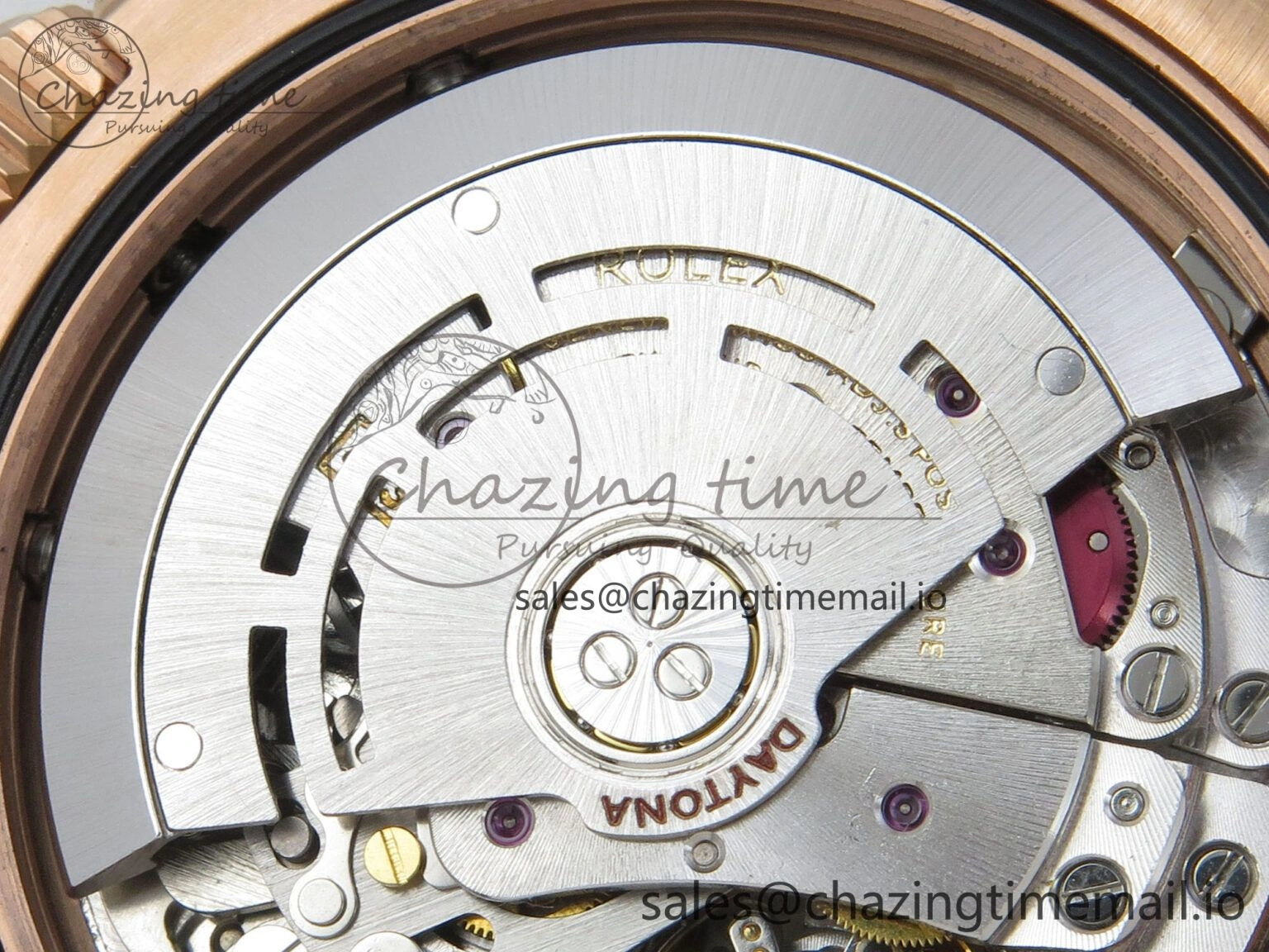 Sleek Daytona 116505 RG 3CF 1:1 Best Edition RG Bezel Meteorite Dial on RG Bracelet SH4130 V2(Mod Version) 145