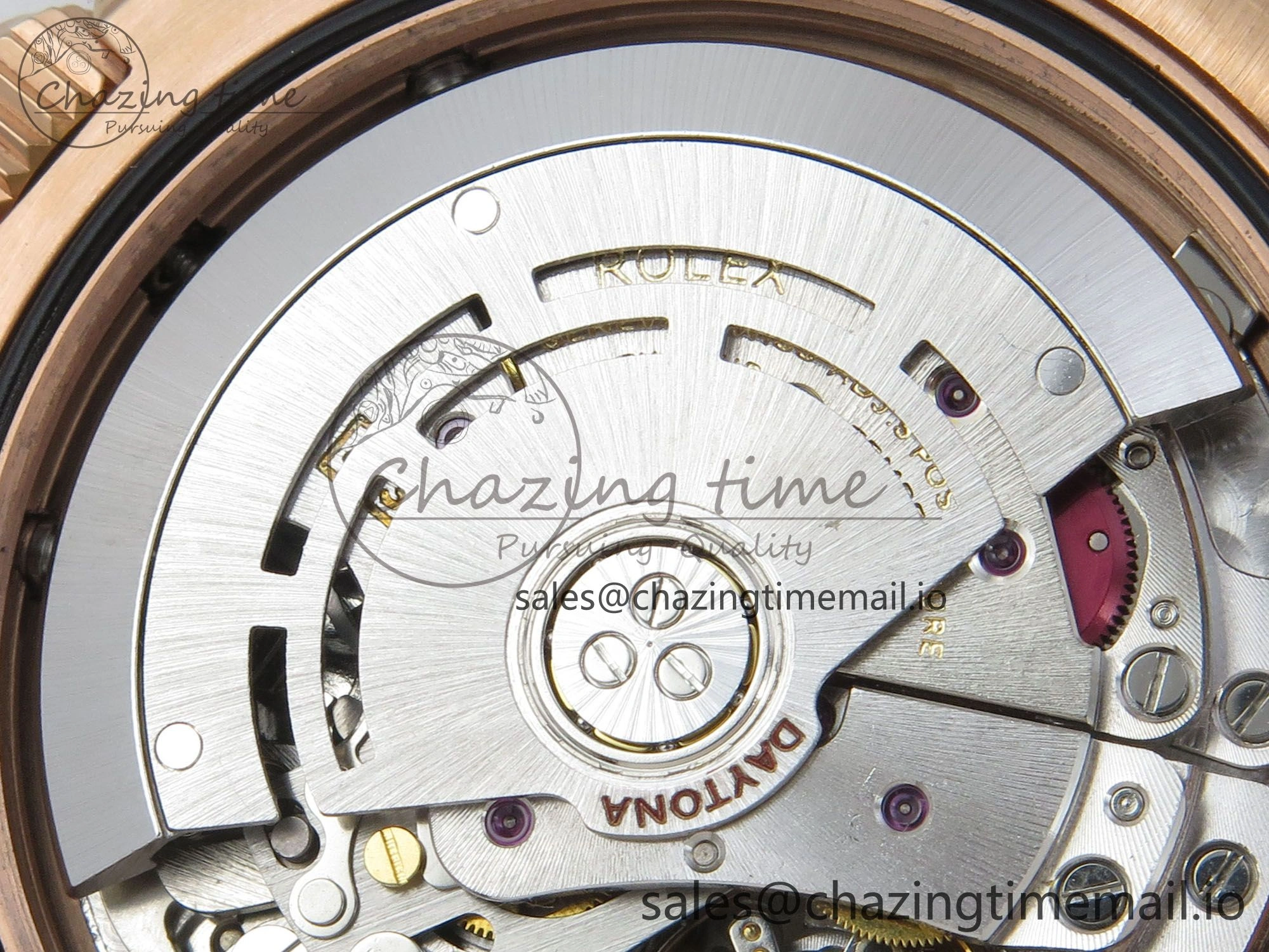 Sleek Daytona 116505 RG 3CF 1:1 Best Edition RG Bezel Meteorite Dial on RG Bracelet SH4130 V2(Mod Version) 145