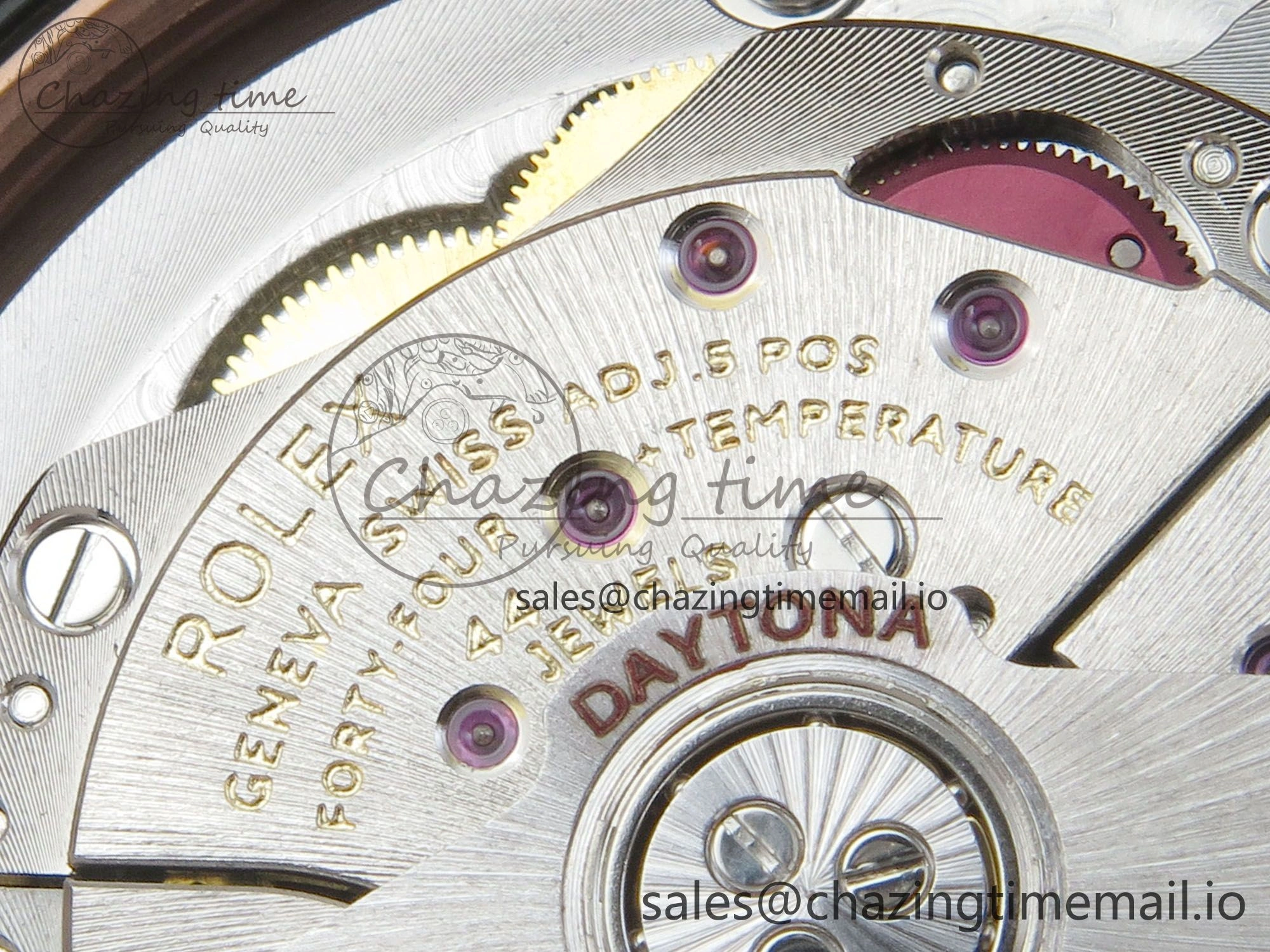Sleek Daytona 116505 RG 3CF 1:1 Best Edition RG Bezel Meteorite Dial on RG Bracelet SH4130 V2(Mod Version) 145