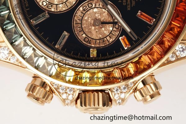 Daytona 116505 Rainbow IPK Best Edition Black RG Dial on RG Bracelet SA Vibrant 2028