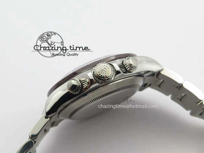 Daytona 116506 1:1 Noob Best Edition Brown Ceramic Bezel Ice Blue Dial On SS Bracelet A BestValue 3836