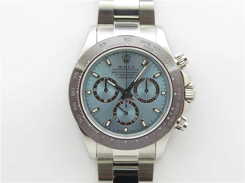 Daytona 116506 1:1 Noob Best Edition Brown Ceramic Bezel Ice Blue Dial On SS Bracelet A BestValue 3836