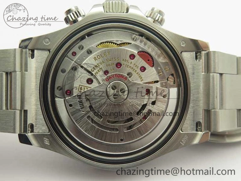 Daytona 116506 ARF 1:1 Best Edition 904L SS Case and Bracelet Ice Blue Dial Lume Markers A4130 Super Clone V ComfortFit 3410