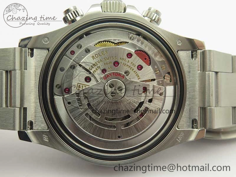 Daytona 116506 ARF 1:1 Best Edition 904L SS Case and Bracelet Ice Blue Dial Lume Markers A4130 Super Clone V ComfortFit 3410