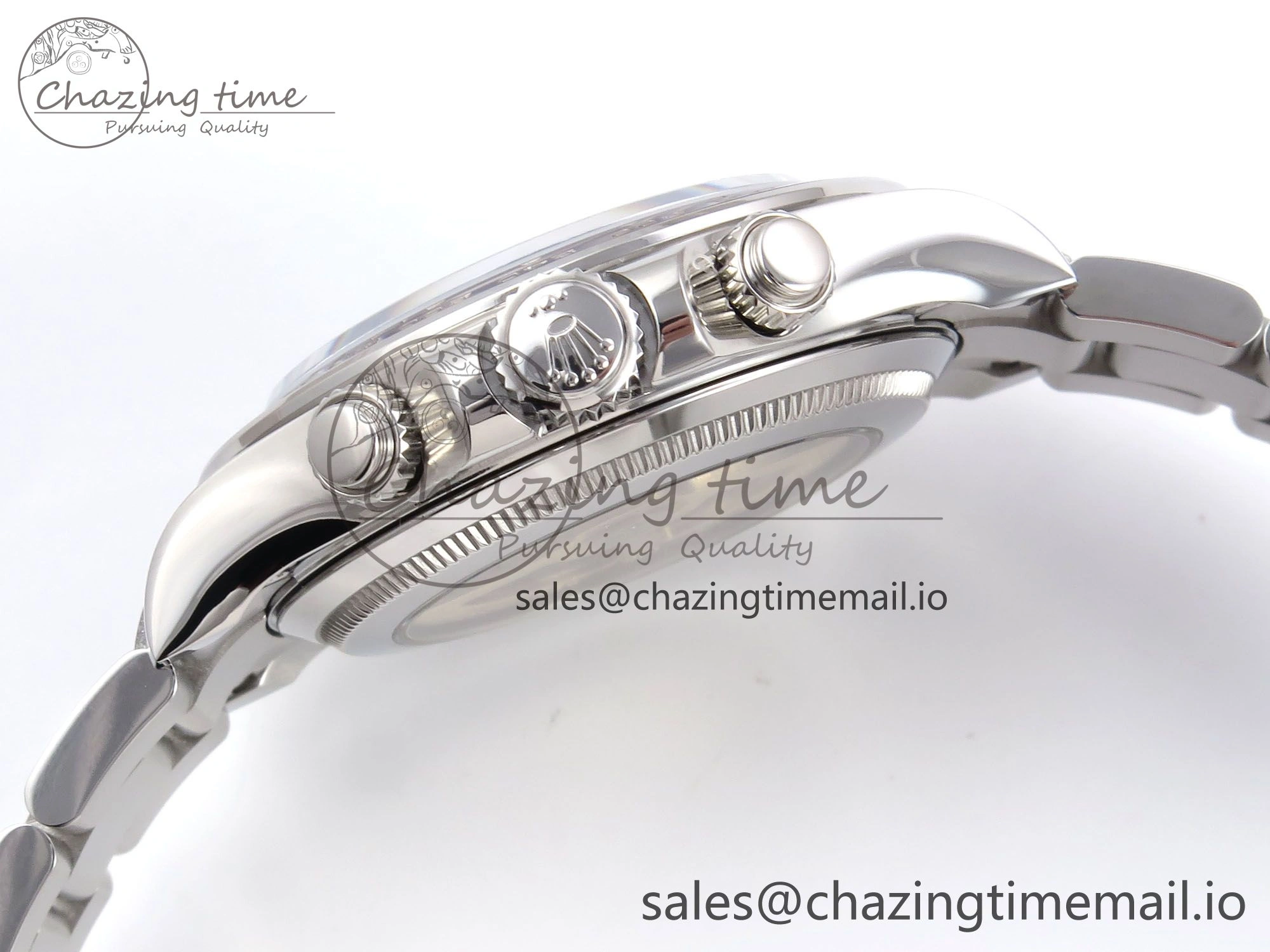 Daytona 116506 AR+SF 1:1 Best Edition Ice Blue Brown Dial Crystal Markers on SS Bracelet SH Sustainable 1009