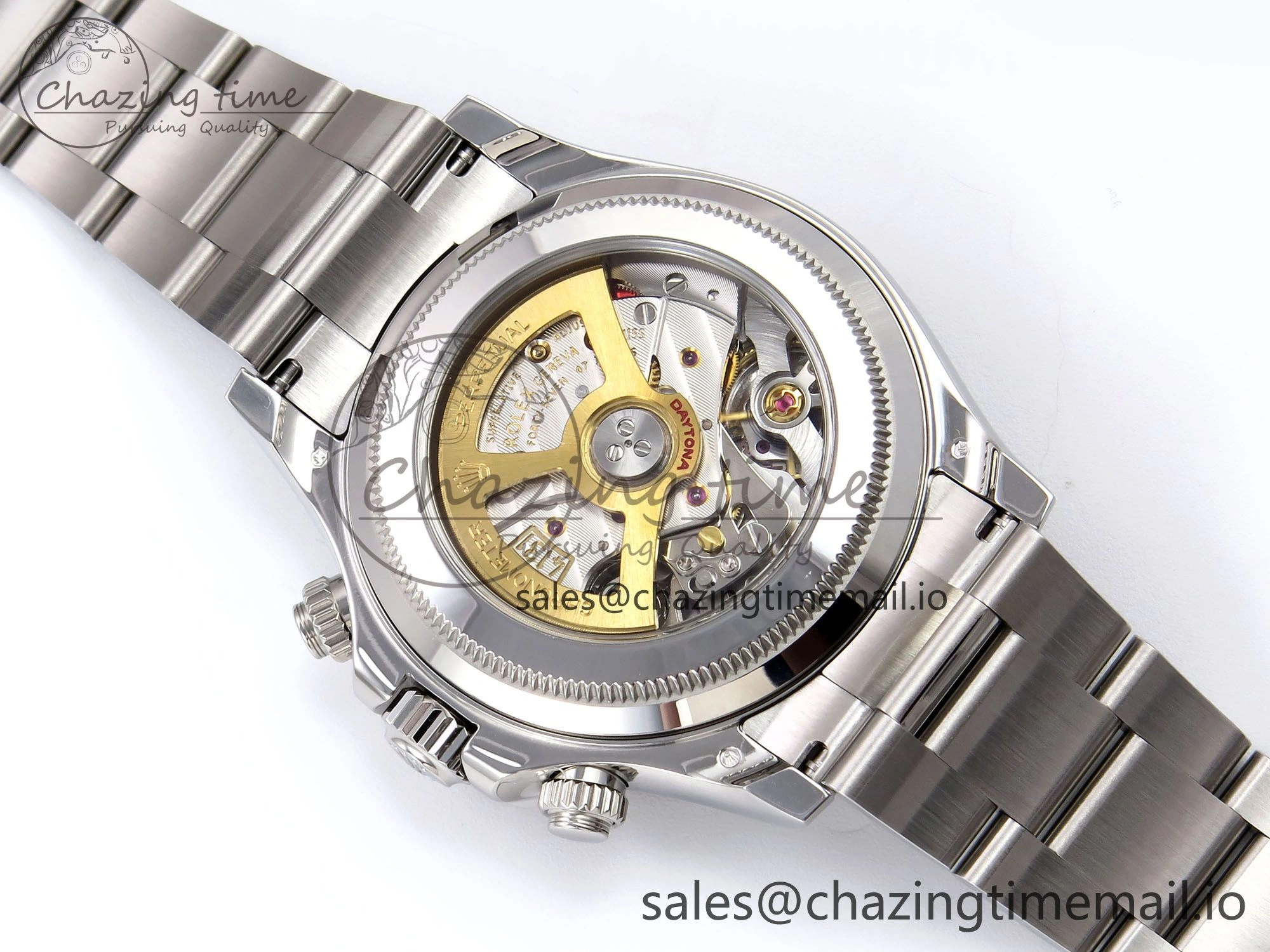 Daytona 116506 AR+SF 1:1 Best Edition Ice Blue Brown Dial Crystal Markers on SS Bracelet SH Sustainable 1009