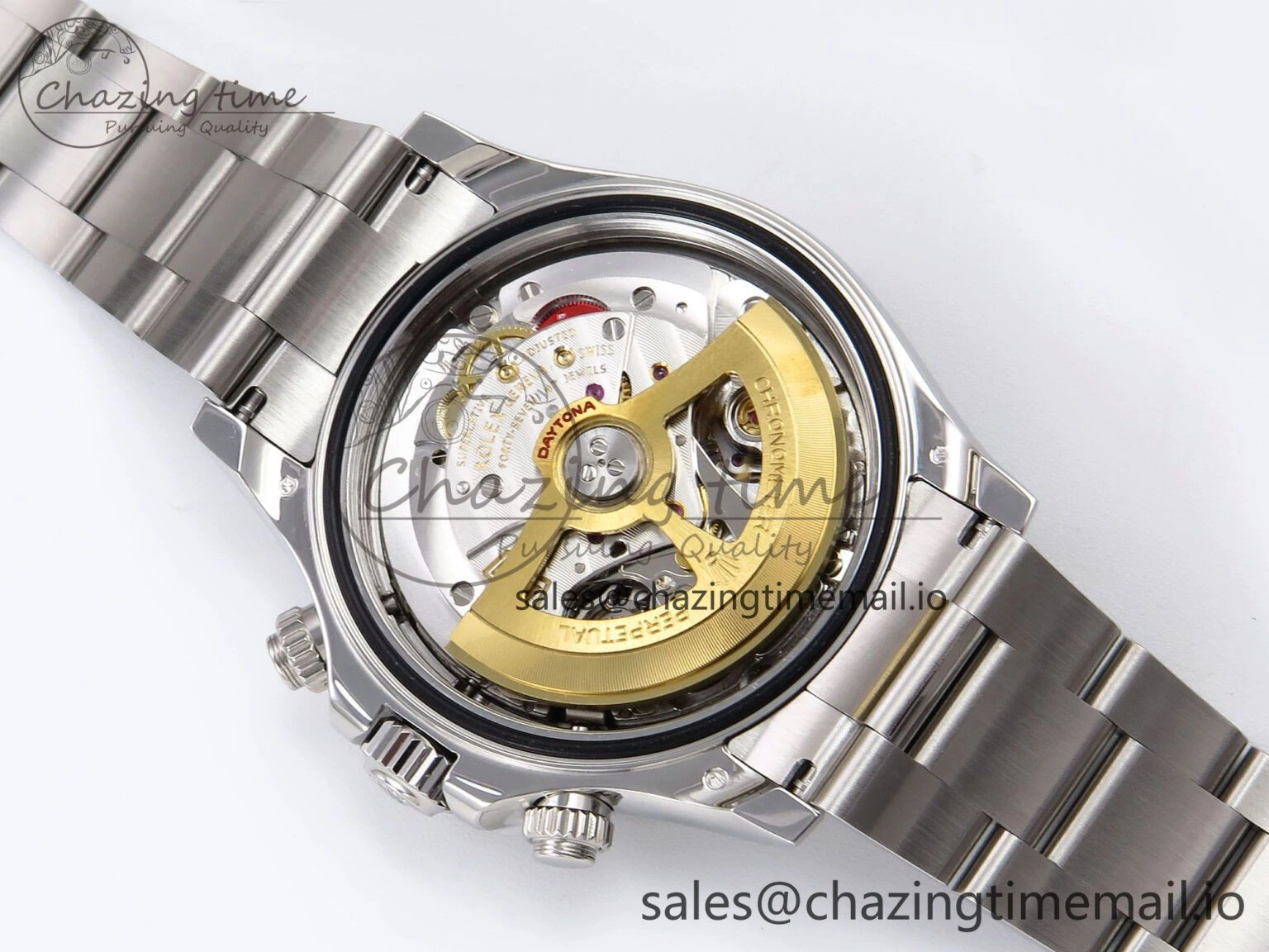 Daytona 116506 AR+SF 1:1 Best Edition Ice Blue Brown Dial Crystal Markers on SS Bracelet SH Sustainable 1009
