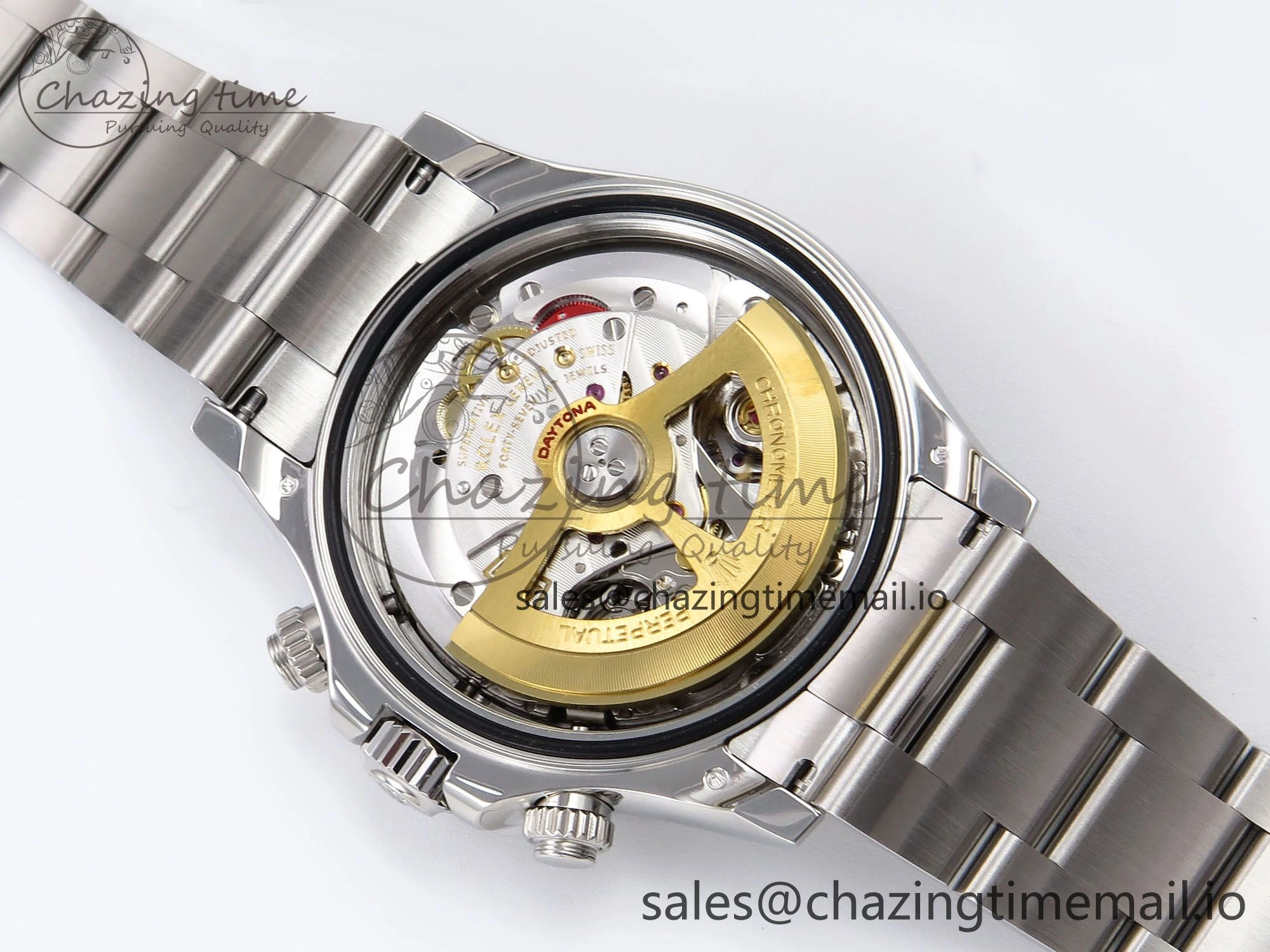 Daytona 116506 AR+SF 1:1 Best Edition Ice Blue Brown Dial Crystal Markers on SS Bracelet SH Sustainable 1009