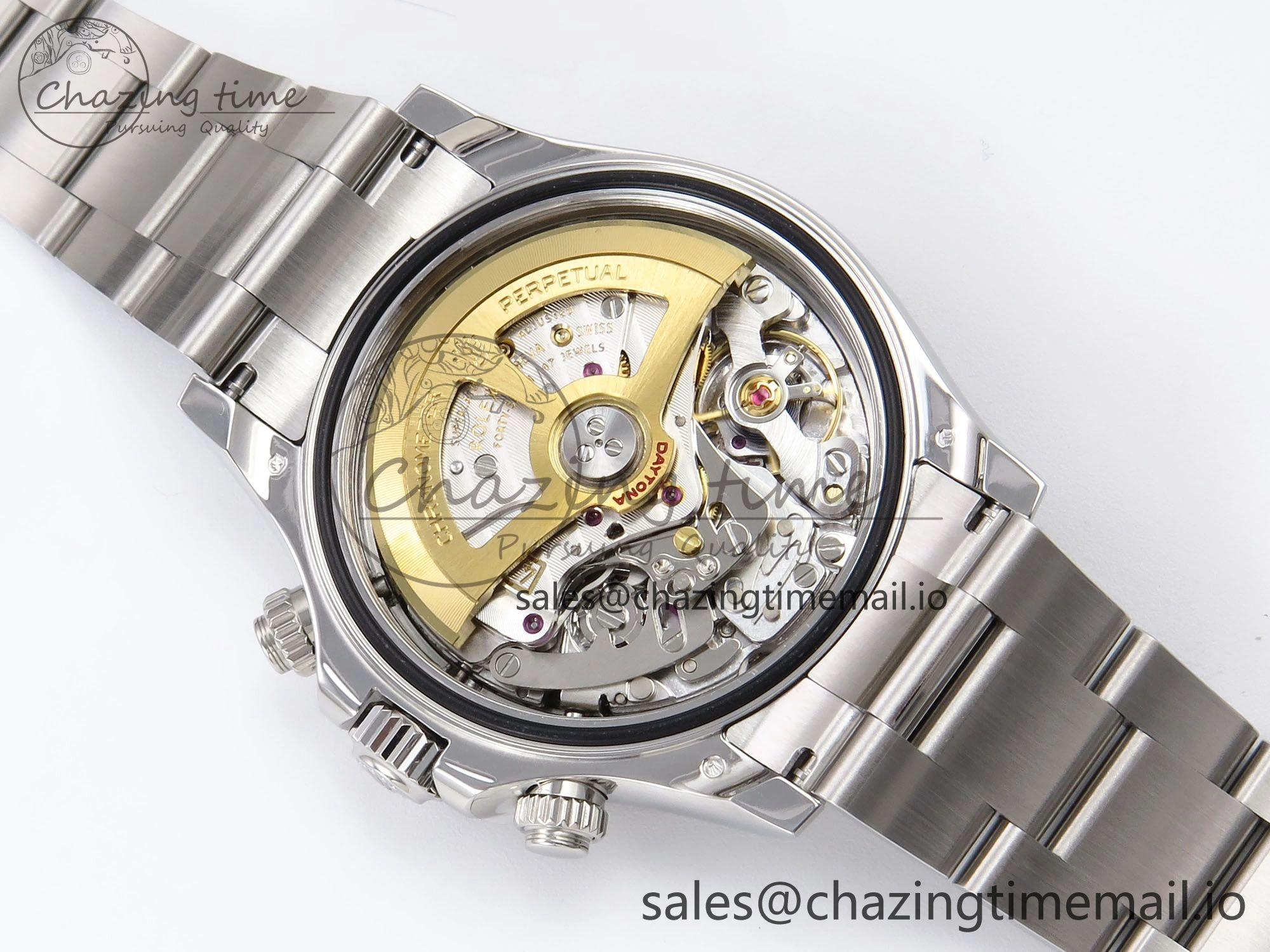 Daytona 116506 AR+SF 1:1 Best Edition Ice Blue Brown Dial Crystal Markers on SS Bracelet SH Sustainable 1009