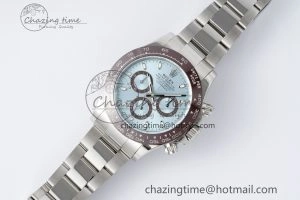 Daytona 116506 Brown Ceramic BTF 1:1 Best Edition Ice Blue Dial on SS Bracelet SA4130 V UrbanStyle 2216