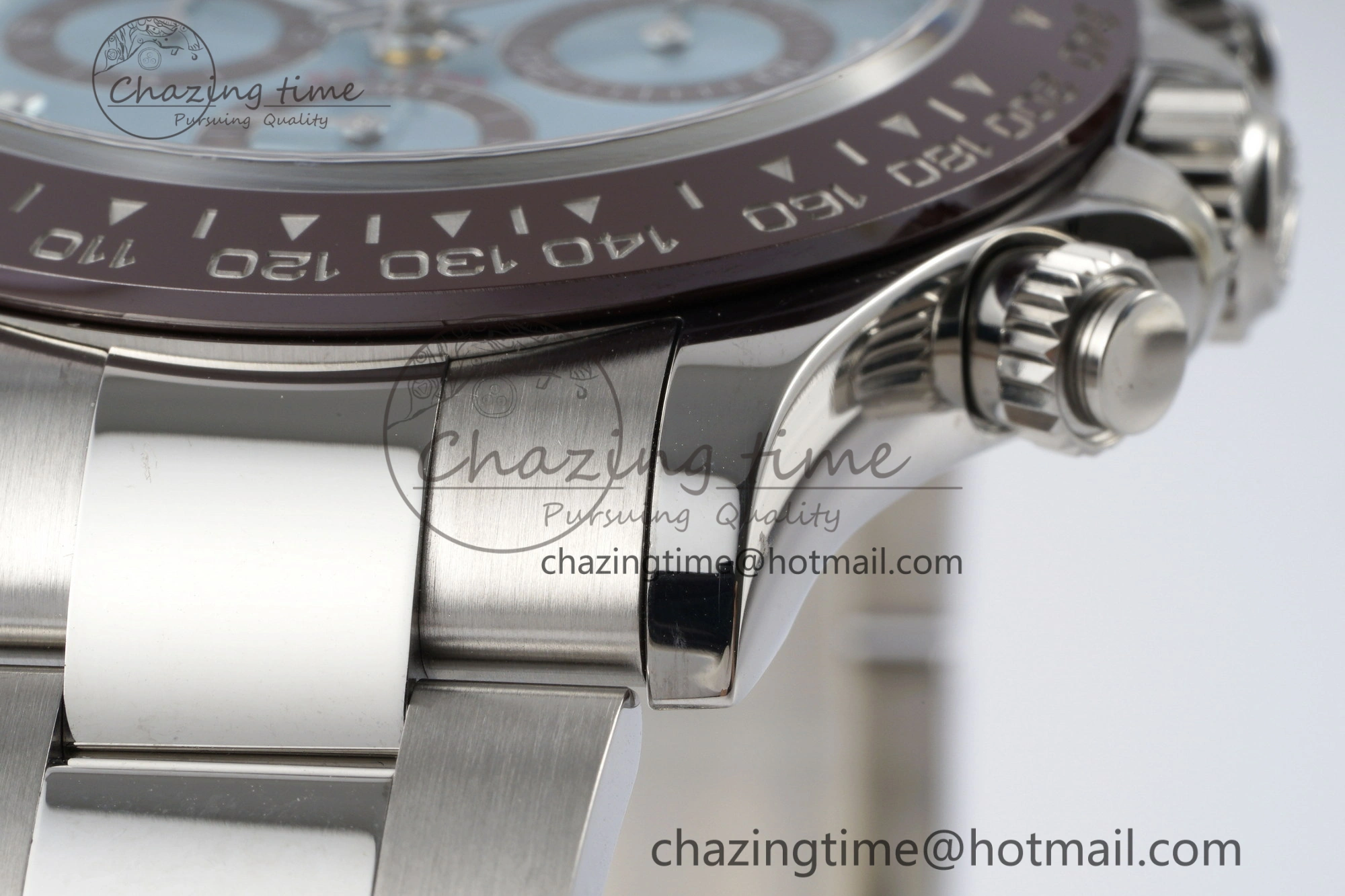 Daytona 116506 Brown Ceramic BTF 1:1 Best Edition Ice Blue Dial on SS Bracelet SA4130 V UrbanStyle 2216