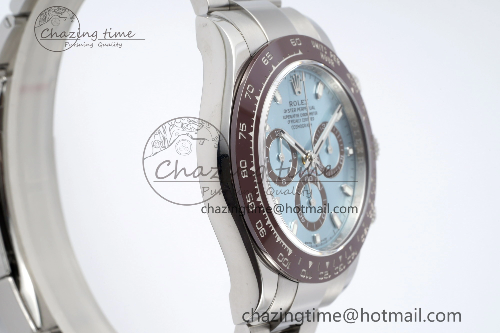 Daytona 116506 Brown Ceramic BTF 1:1 Best Edition Ice Blue Dial on SS Bracelet SA4130 V UrbanStyle 2216