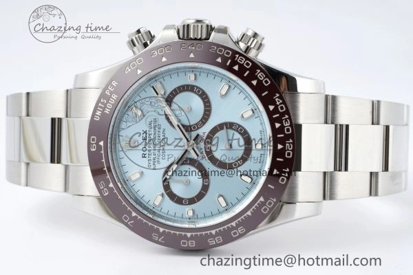 Daytona 116506 Brown Ceramic BTF 1:1 Best Edition Ice Blue Dial on SS Bracelet SA4130 V UrbanStyle 2216