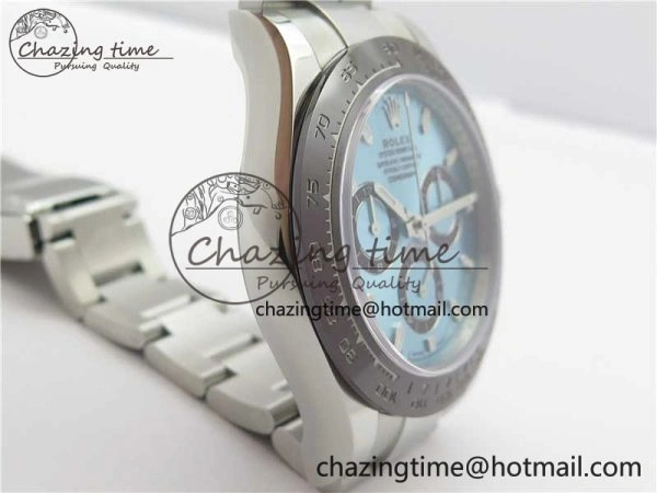 Daytona 116506 Brown Ceramic Bezel Noob 1:1 Best Edition 904L SS Case and Bracelet Ice Blue Dial SA4130 V Elegant 2983
