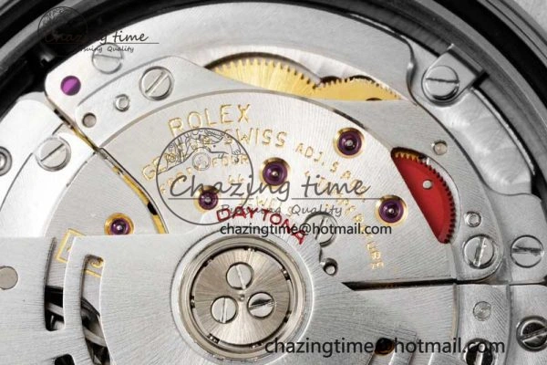 Daytona 116506 Brown Ceramic QF 1:1 Best Edition Ice Blue Dial on SS Bracelet SA FastDry 2266
