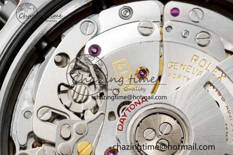 Daytona 116506 Brown Ceramic QF 1:1 Best Edition Ice Blue Dial on SS Bracelet SA FastDry 2266