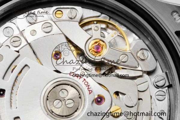Daytona 116506 Brown Ceramic QF 1:1 Best Edition Ice Blue Dial on SS Bracelet SA FastDry 2266