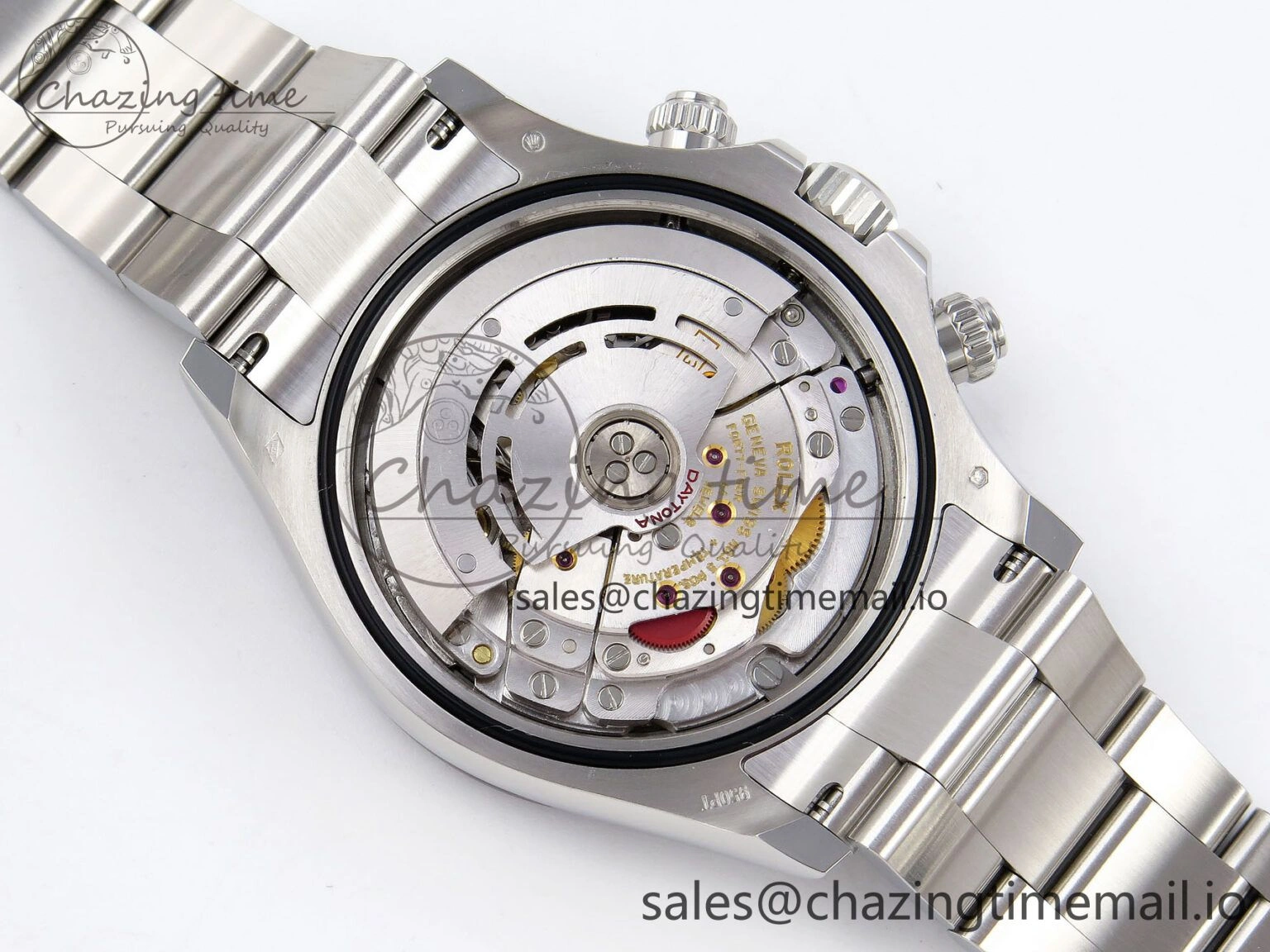 FlexibleFit Daytona 116506 Clean 1:1 Best Edition Ice Blue Dial Arabic Markers on SS Bracelet SA4130 V 1344