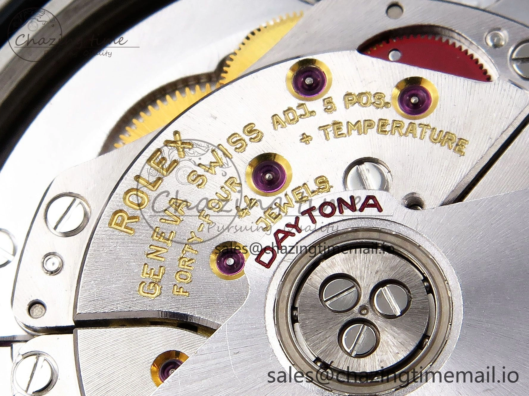FlexibleFit Daytona 116506 Clean 1:1 Best Edition Ice Blue Dial Arabic Markers on SS Bracelet SA4130 V 1344