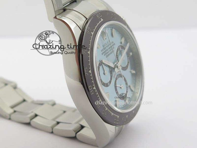 Daytona 116506 JF Best Edition Ice Blue Dial On SS Bracelet A23J (Same Thickness As Genuine) HighQuality 3949