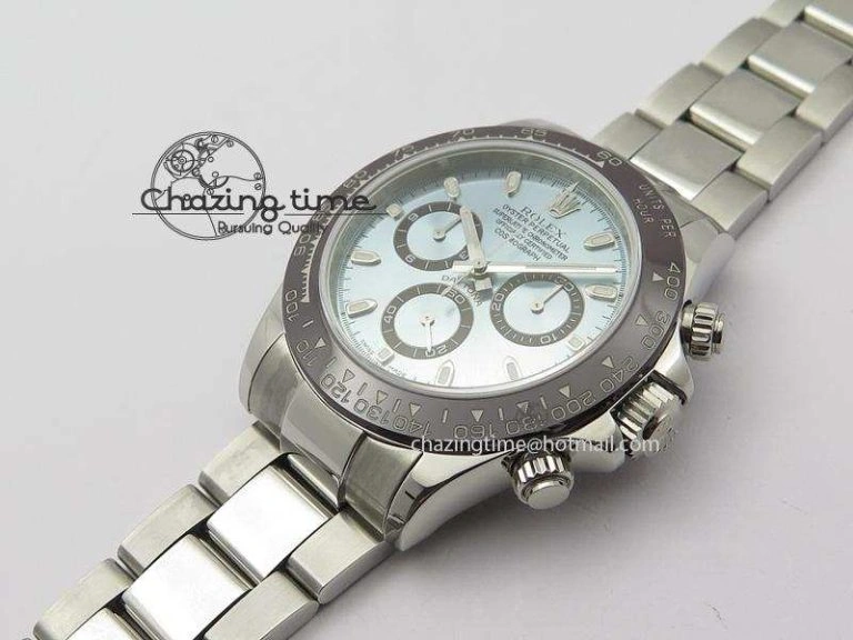 Daytona 116506 JF Best Edition Ice Blue Dial On SS Bracelet A23J (Same Thickness As Genuine) HighQuality 3949