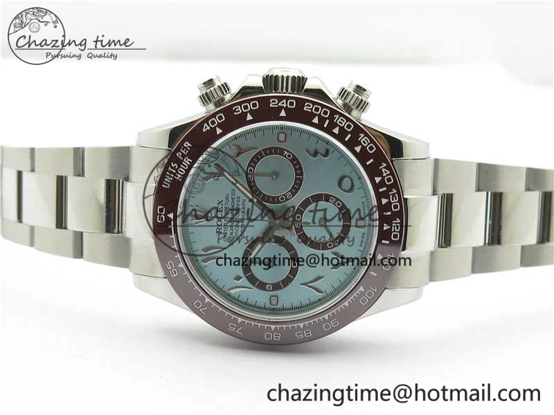 Daytona 116506 Middle East Edition Bp Maker Best Edition Ice Blue Arabic Dial On SS Bracelet A Seasonal 2896