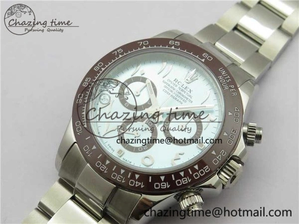 Daytona 116506 Middle East Edition Bp Maker Best Edition Ice Blue Arabic Dial On SS Bracelet A Seasonal 2896