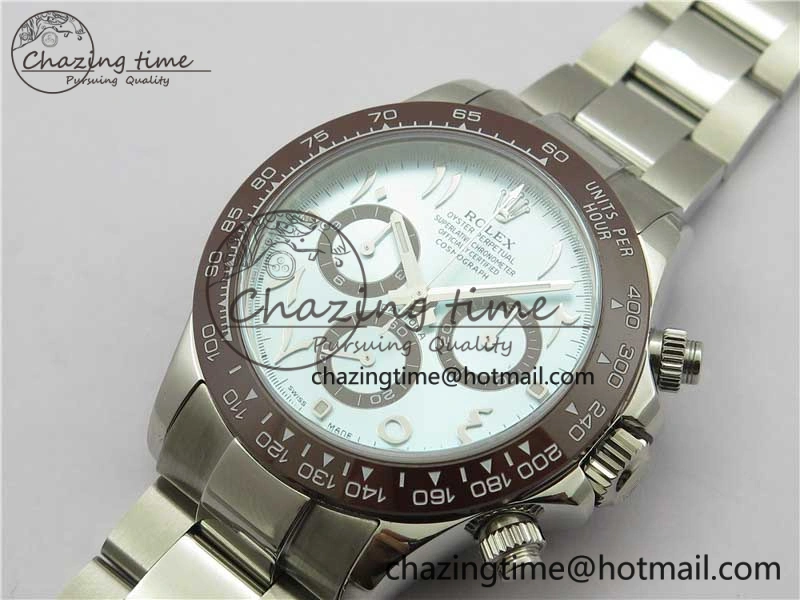 Daytona 116506 Middle East Edition Bp Maker Best Edition Ice Blue Arabic Dial On SS Bracelet A Seasonal 2896
