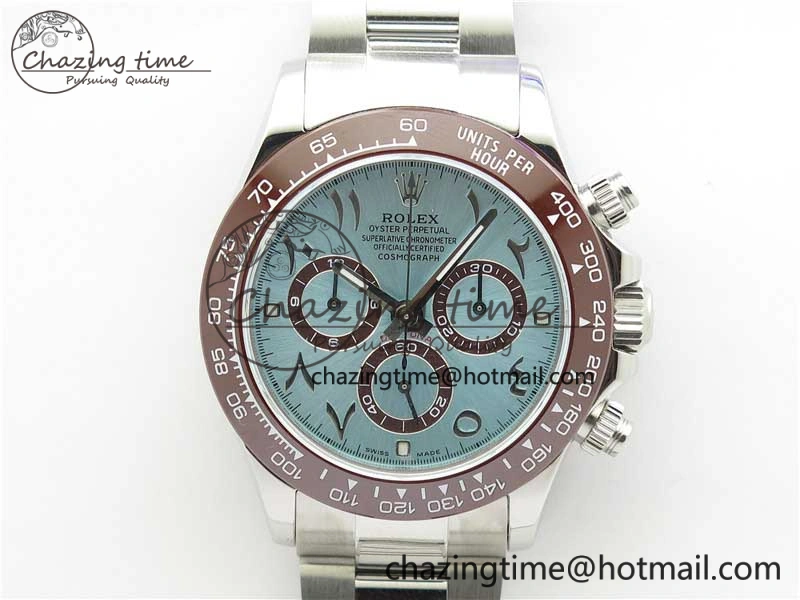 Daytona 116506 Middle East Edition Bp Maker Best Edition Ice Blue Arabic Dial On SS Bracelet A Seasonal 2896