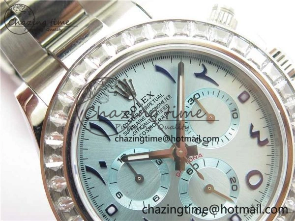 Daytona 116506 Middle East Edition Bp Maker Best Edition Ice Blue Blue Arabic Dial Diam Bezel On SS Bracelet A Lightweight 2895
